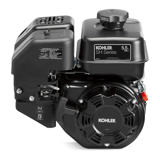 Kohler SH Series Посібник користувача