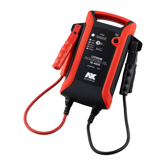 a-TroniX Jump starter Booster 12V 4000A Gebrauchsanweisung