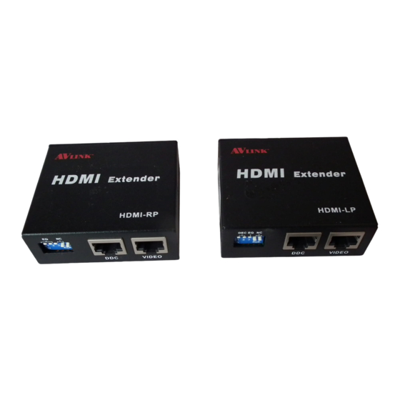 AVLink HDMI-LP Manual del usuario