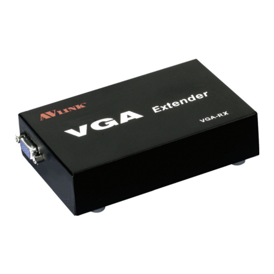 AVLink VGA-EX User Manual