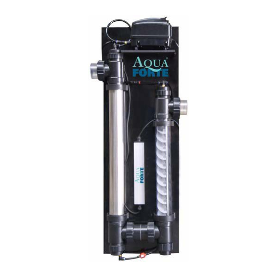 AQUA FORTE OZONE REDOX UVC Інструкція з експлуатації