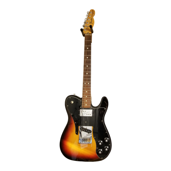 Fender '72 TELE CUSTOM 0137500 Збірка