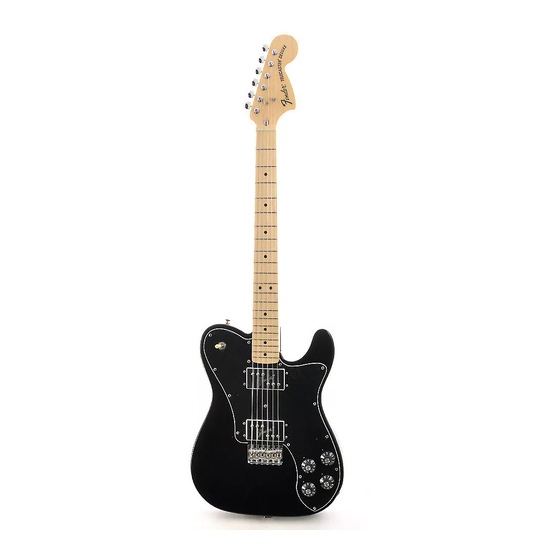 Fender '72 Telecaster CUSTOM 013-7500 Kablo Bağlantı Şeması