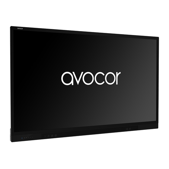 AVOCOR AVF-6550 Manuel de démarrage rapide