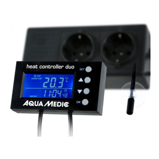 Aqua Medic Heat controller duo Instrukcja obsługi