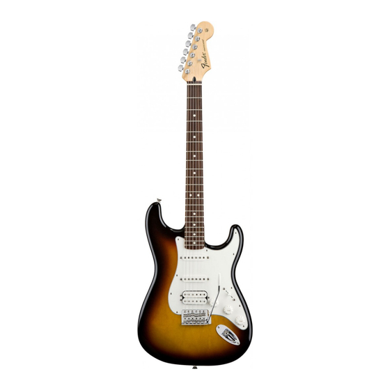 Fender 014-4602-XXX Manuale