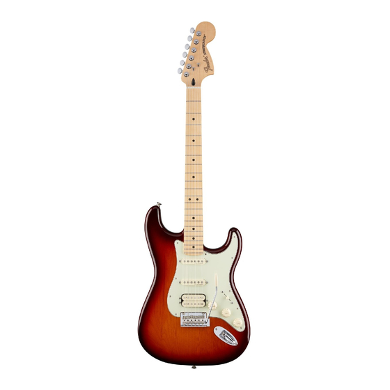 Fender American Standard Stratocaster HSS 2012 Manuale d'uso