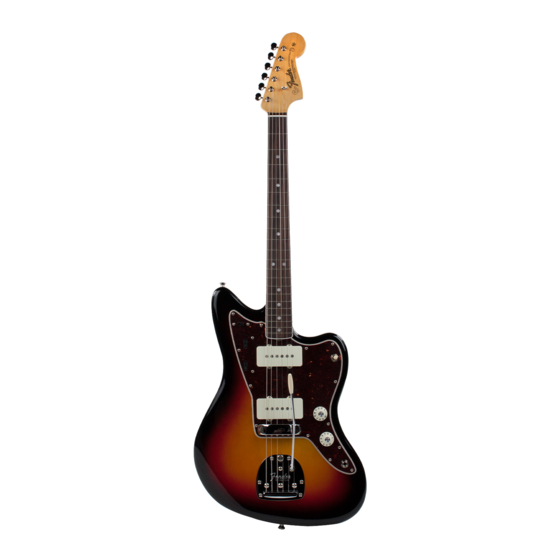 Fender American Vintage Jazzmaster Manual do utilizador