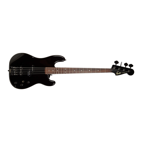 Fender Standard J-Bass Manual