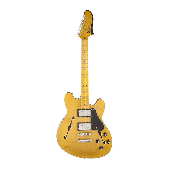 Fender Starcaster Manual do Proprietário