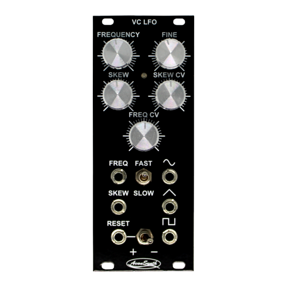 AvonSynth AVS-LFO-2 Kullanıcı Kılavuzu