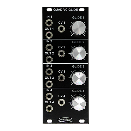 AvonSynth Quad VC Glide Посібник користувача