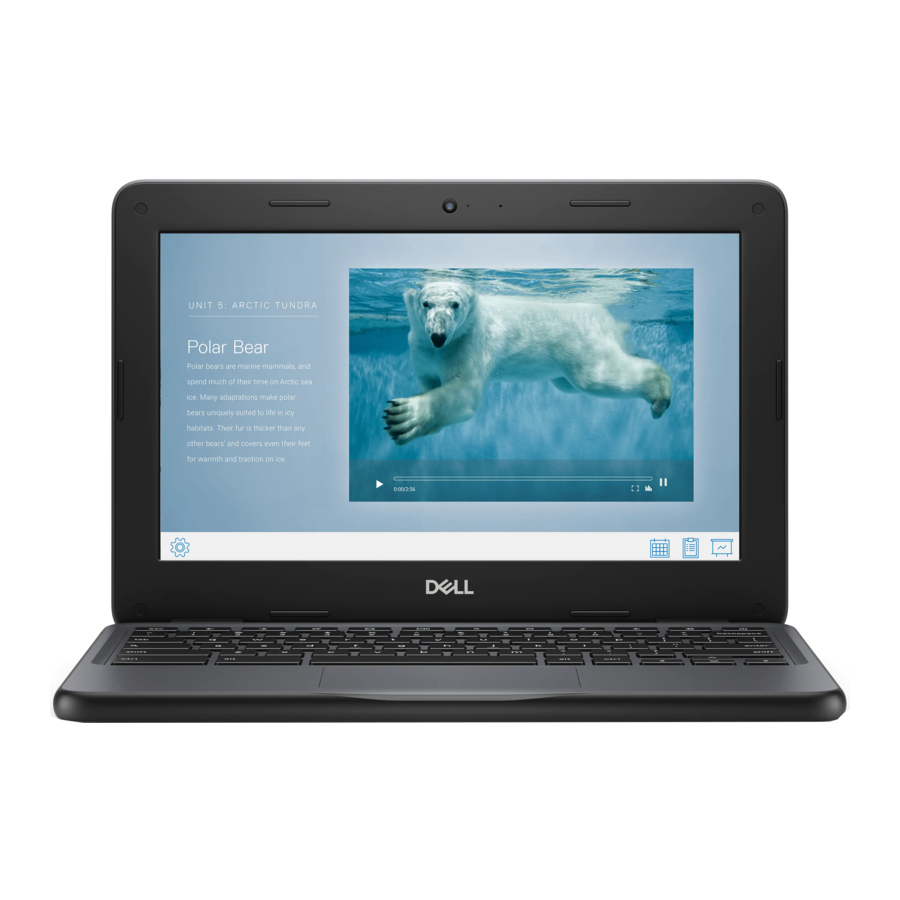 Dell Chromebook 3100 기술 매뉴얼북