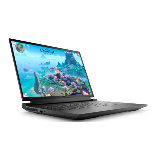 Dell G16 762 Einrichtung und Spezifikationen