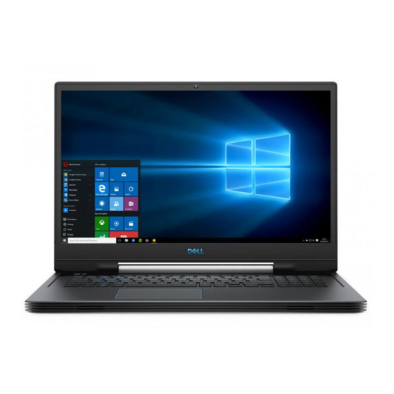 Dell G7 7790 Налаштування та технічні характеристики