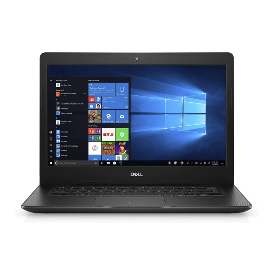 Dell Inspiron 14 3480 セットアップと仕様