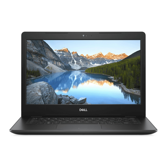 Dell Inspiron 3493 Einrichtung und Spezifikationen