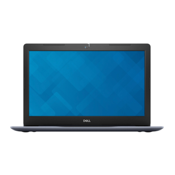 Dell Inspiron 5575 Instellingen en specificaties