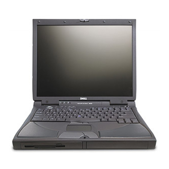 Dell Inspiron 8200 Manuel de démarrage rapide