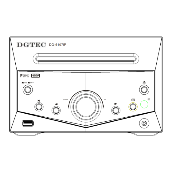 DGTEC DG-6107IP Manual de instruções