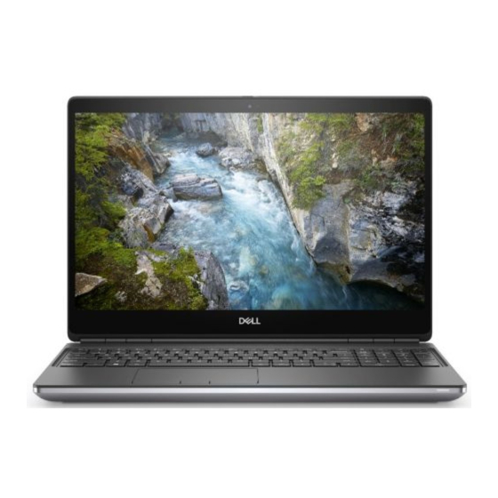 Dell Precision 7550 クイック・スタート・マニュアル