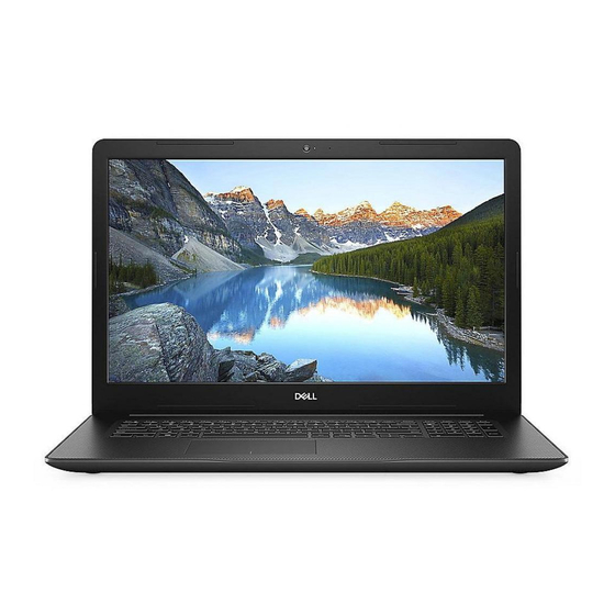 Dell Vostro 3581 기술 매뉴얼북