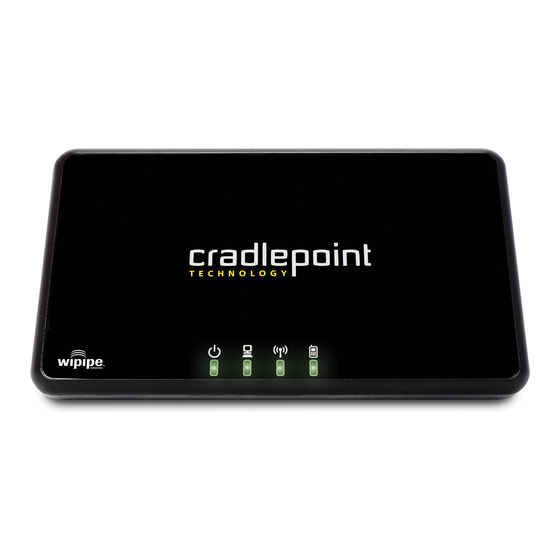 Cradlepoint CTR35 Quick Start Manual