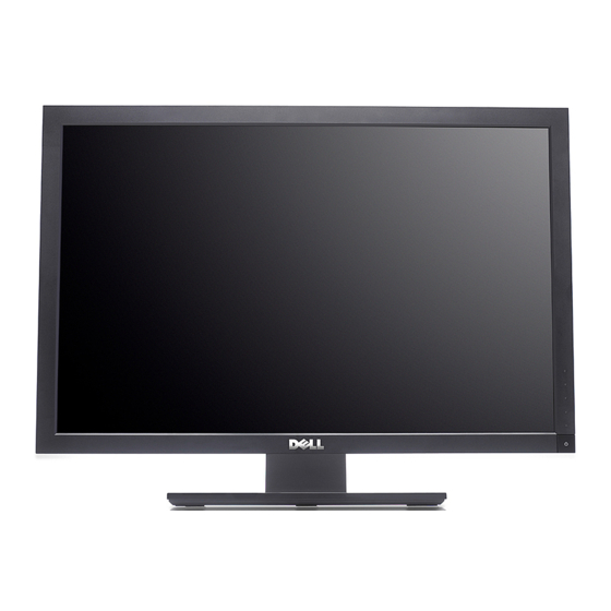 Dell 2709W - UltraSharp - Widescreen LCD Monitor Datasheet