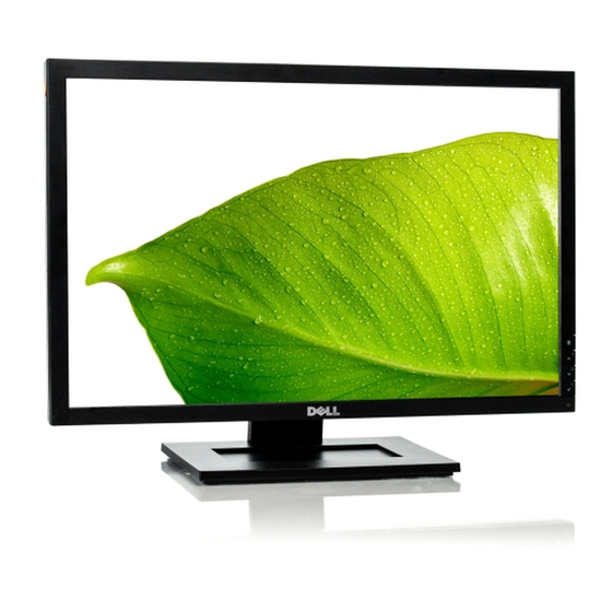 Dell E2209W Setup Manual