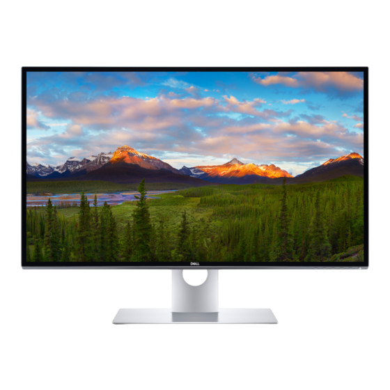 Dell UltraSharp UP3218K Посібник із швидкого старту