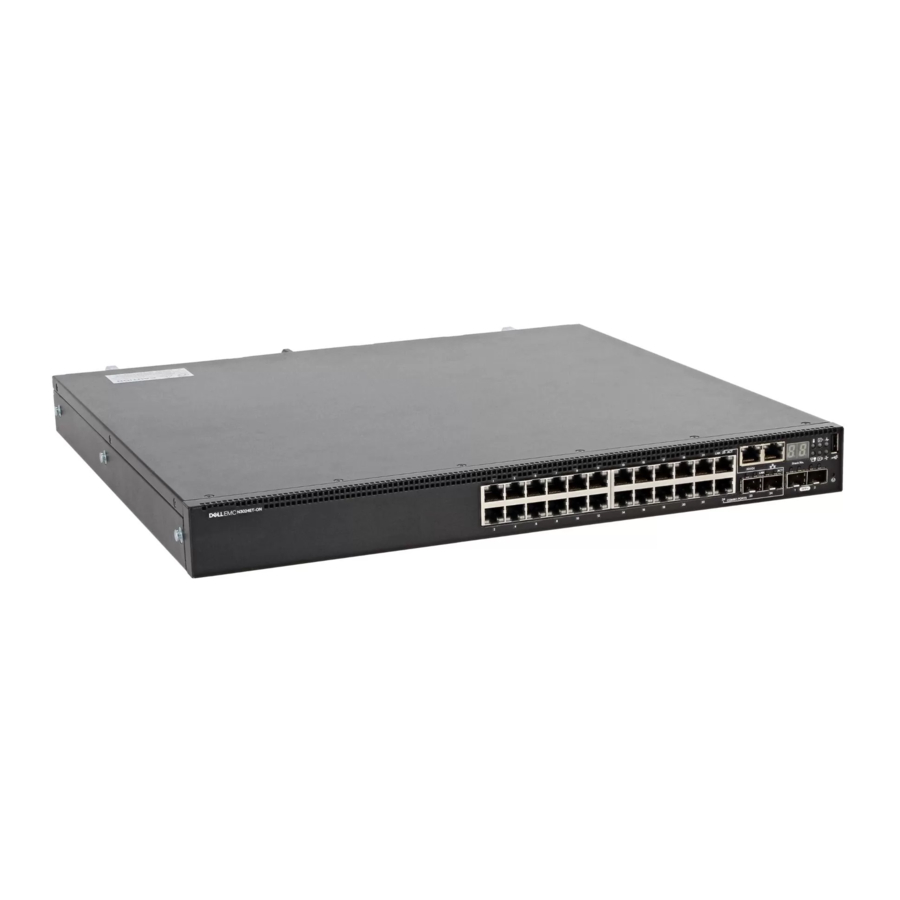 Dell EMC PowerSwitch N3048ET-ON Ürün Yazılımı Nasıl Yükseltilir