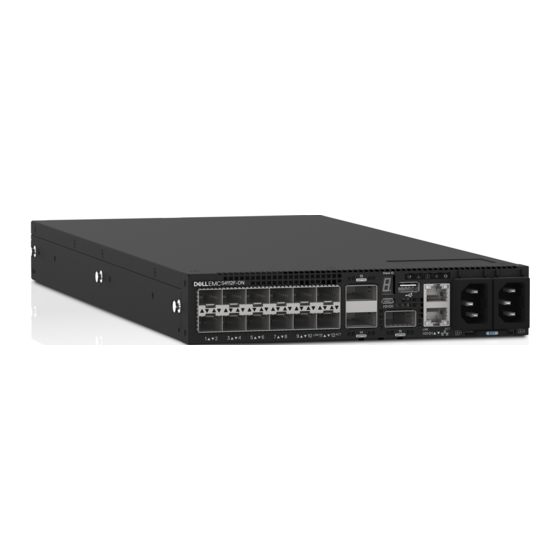 Dell EMC S4112-ON Series Instrukcja konfiguracji