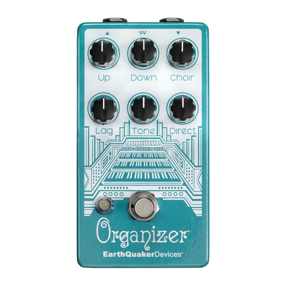 EarthQuaker Devices Organizer Panduan Pengoperasian