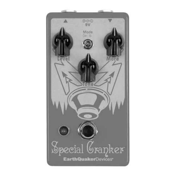 EarthQuaker Devices Special Granker Bedieningshandleiding