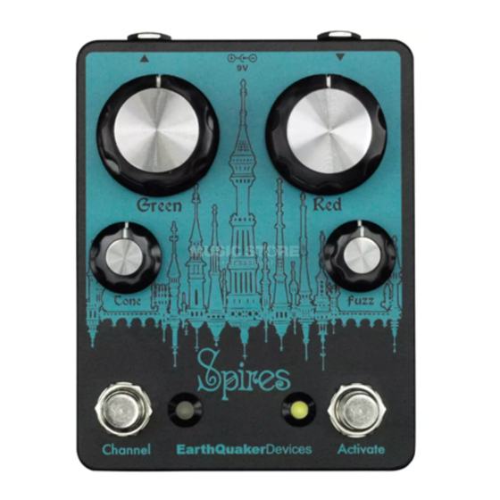 EarthQuaker Devices Spires Bedieningshandleiding