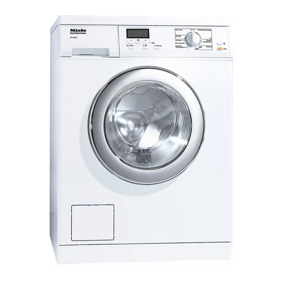 Miele PW 5062 Instrukcja obsługi i instalacji