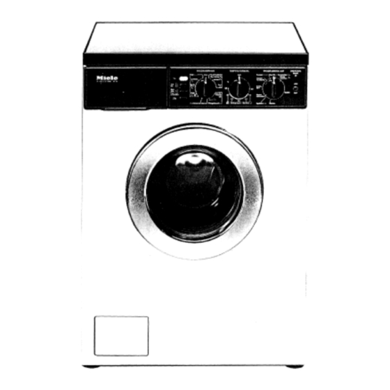 Miele W765 - Manual de instrucciones