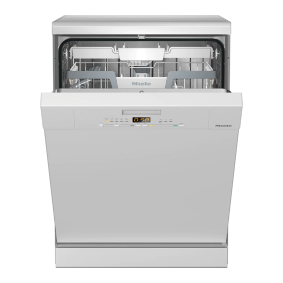 Miele G 5023 SC Excellence Diagrama de instalação