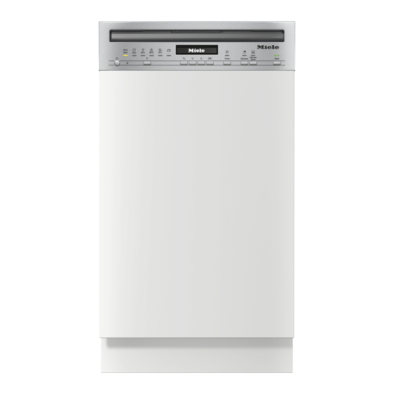 Miele G 5430 SCi SL Active Desenhos de instalação