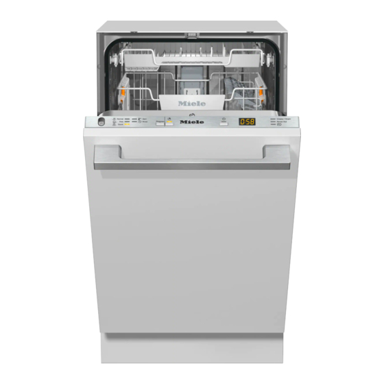 Miele G 5482 SCVi Manual de instalação