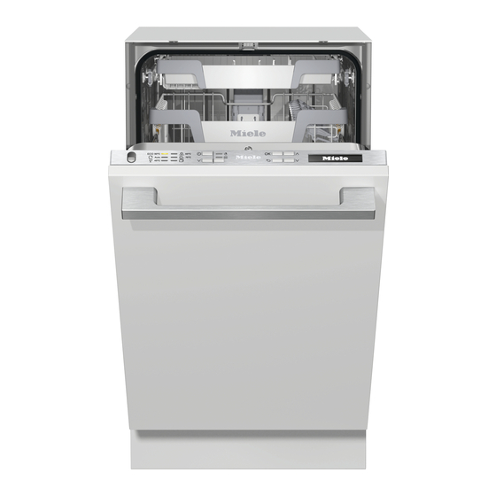 Miele G 5690 SCVi SL Чертежи для монтажа