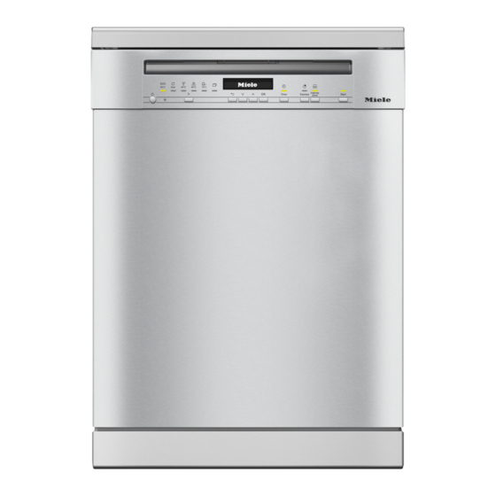 Miele G7316SCUSS Manuel de démarrage rapide