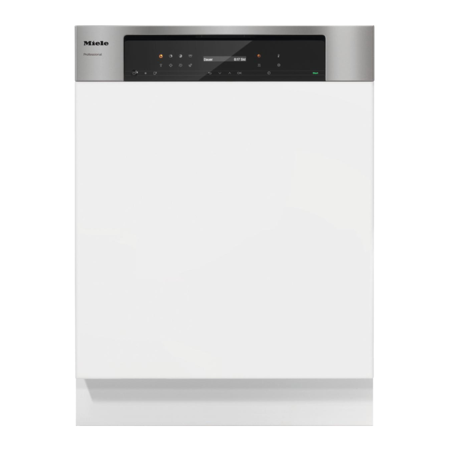 Miele PFD 101 Schemat instalacji