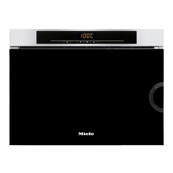 Miele DG 1450 Manual de Instruções