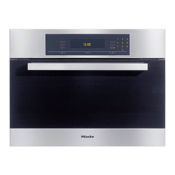 Miele DGC 5080 Panduan Petunjuk Instalasi