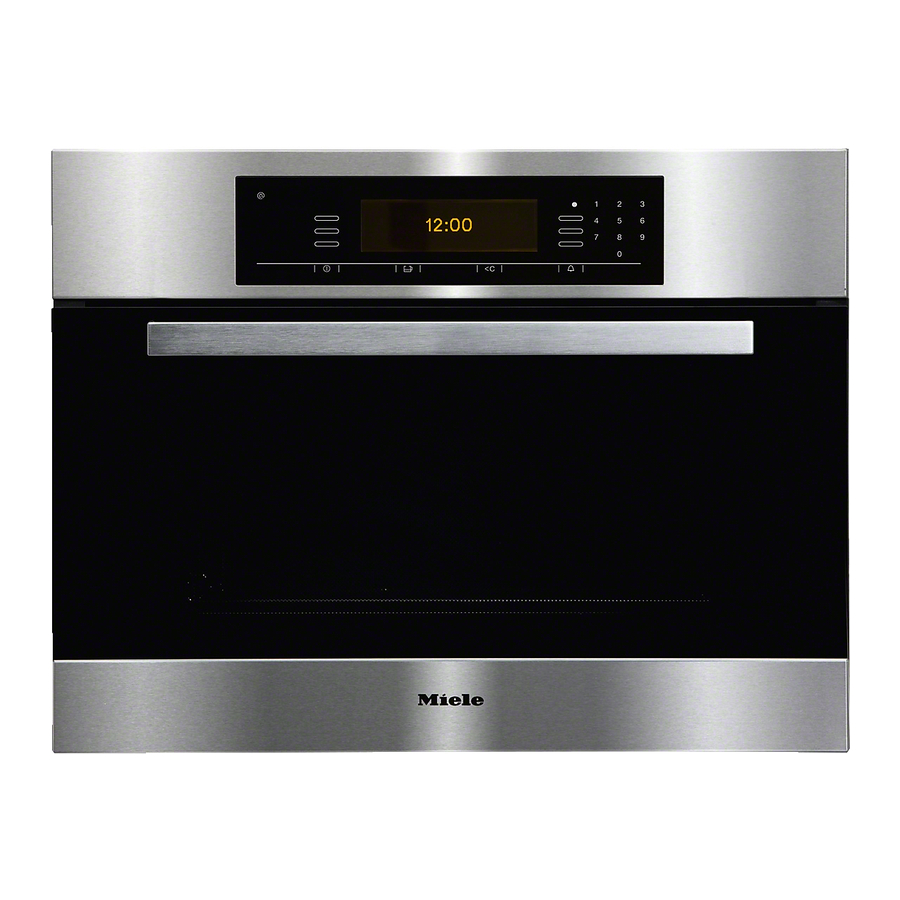 Miele DGC 5080 XL Installation Instructions Manual