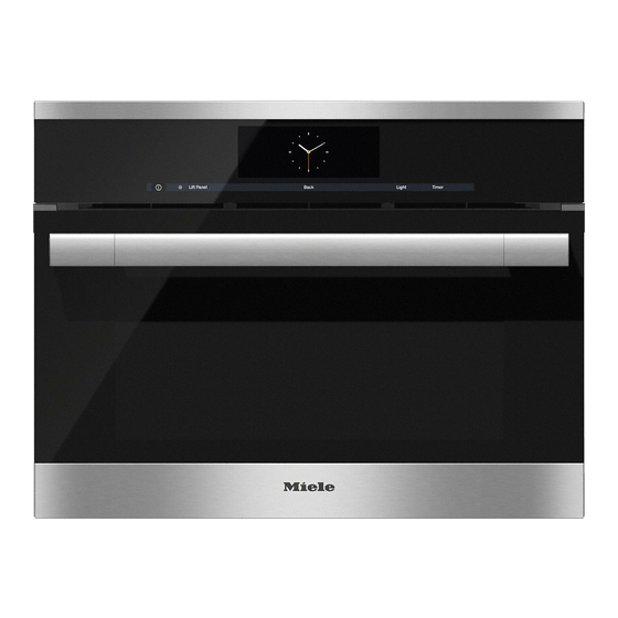 Miele DGC 6705 XL Manuale di installazione