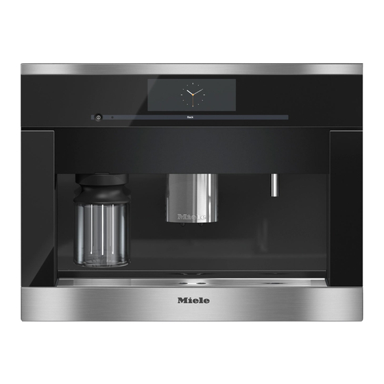 Miele DGC 6800 Panduan Memulai Cepat