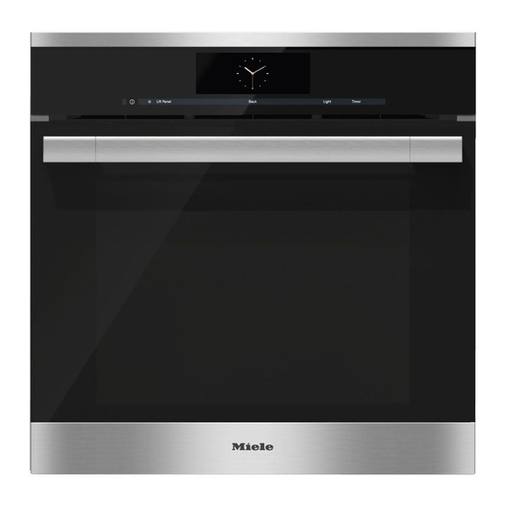 Miele DGC 6805 XL Руководство по установке