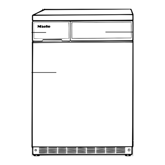 Miele Novotronic T 560 C Manuel d'utilisation